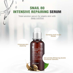 Mizon Snail 80 Intensive Repairing Serum концентрированная сыворотка с муцином улитки