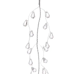 Ветка декоративная «Изящные искры» 36 см, Серебро