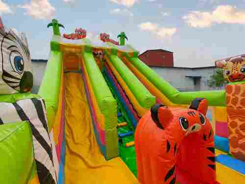 Коммерческий надувной батут «Тигриная страна 4», 8*4*5 м