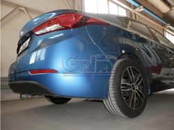 Фаркоп оцинкованный Galia H099C для Hyundai Elantra 2011-2016(паспорт и сертификат в комплекте)(без электрики)