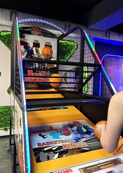 Развлекательный игровой аппарат "Баскетбол"