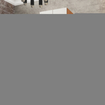 Шкаф Агератум МДФ двухсекционный с антресолью Лайн флай (0,27) А10029 матовая - Орех Экко 9459  120*60*260