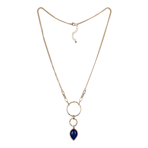 Колье Fiore Luna NATURAL LAPIS LN3171-2 BL/G