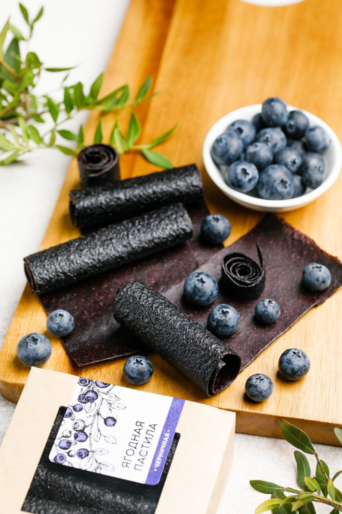 Ягодная пастила Черничная / 100 г / ТМ Сибирский кедр