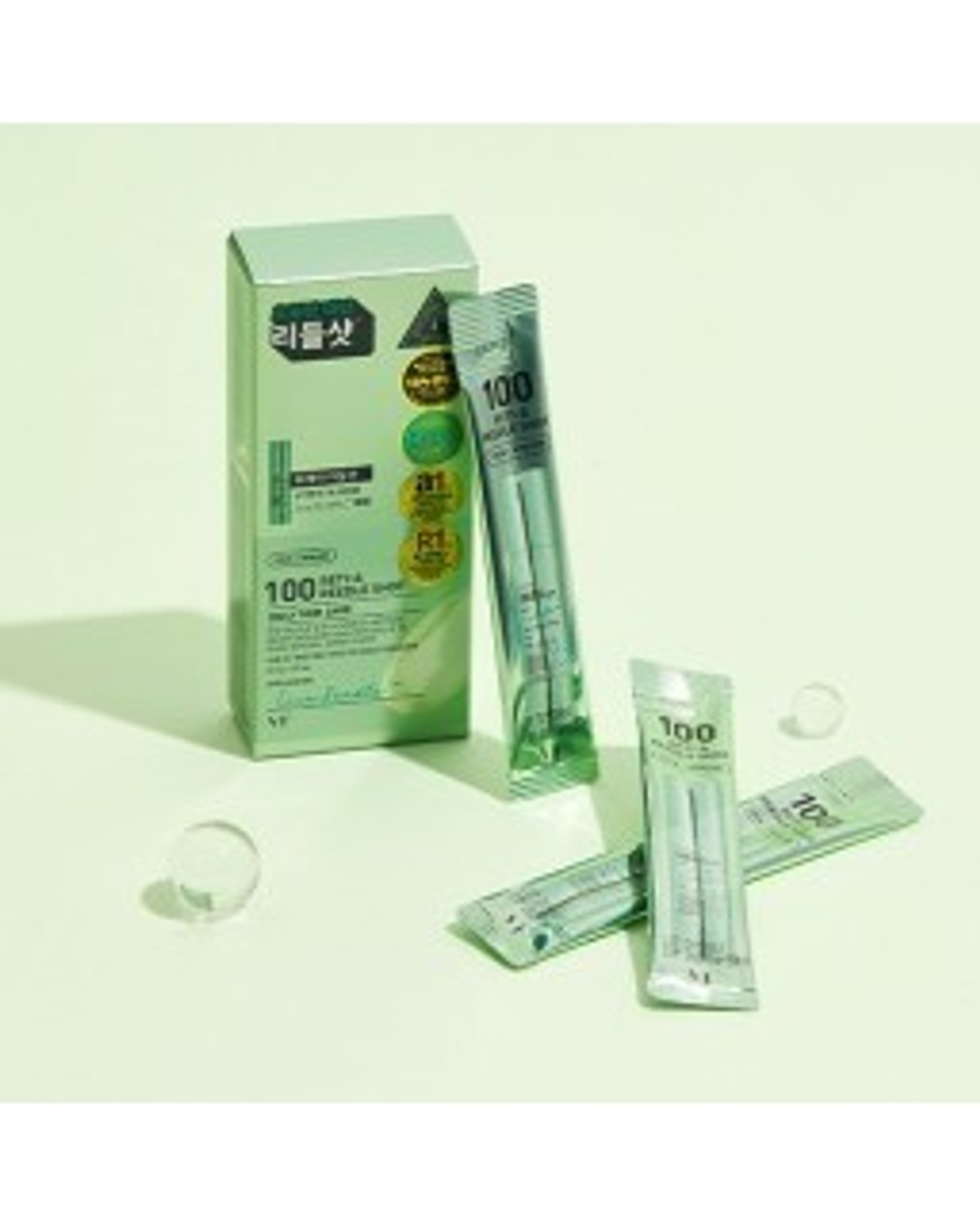 Бустер-сыворотка с микроиглами и ретинолом VT Cosmetics Reti-A Reedle Shot 100, 2 мл*10 шт