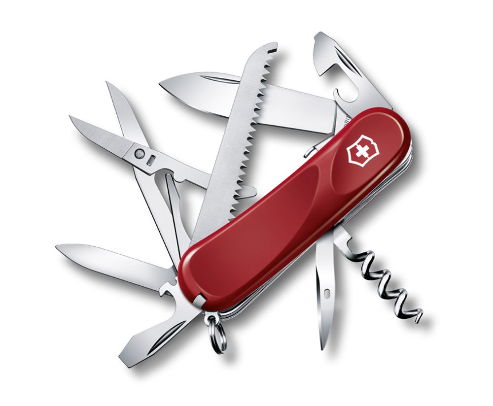 Нож Victorinox Evolution S17, 85 мм, 15 функций, красный