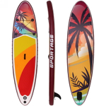 SUP-доска для плавания Pink Beach, 320*80*15 см + 4 аксессуара, до 150 кг Sportage