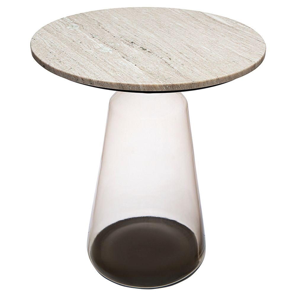 Столик кофейный Odd, Ø50 см, бежевый