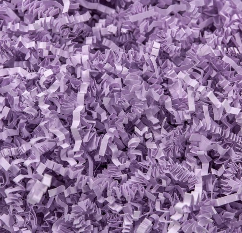 Наполнитель Бумажный 200г Гофрированный (Сиреневый)