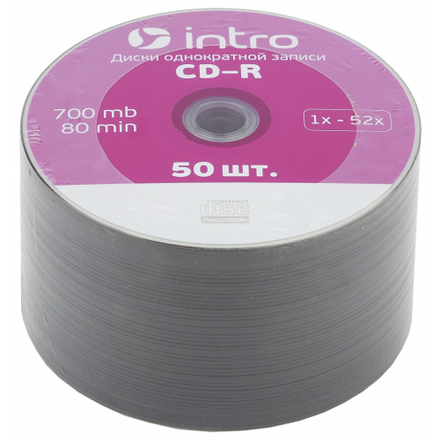 Intro СD-R INTRO 52X 700MB Shrink 50