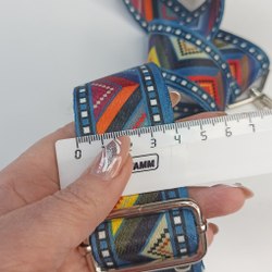 Гитарный ремень Треугольники