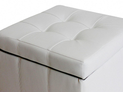 Банкетка Модерна Белый экокожа