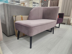 Диван "Берже" антивандальный велюр lilac