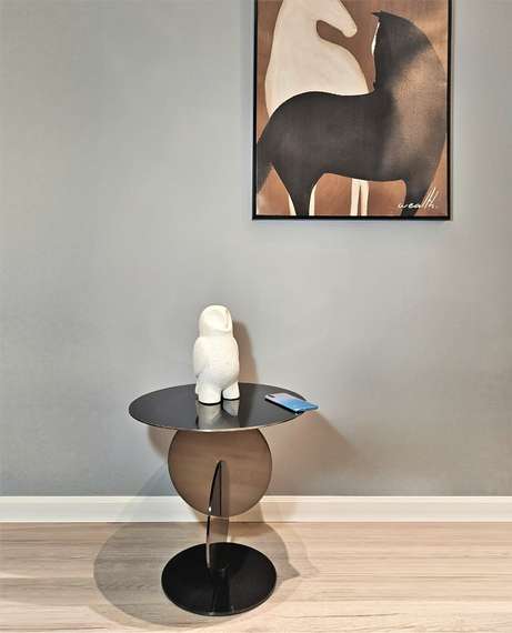 Стол журнальный 4504, черный никель