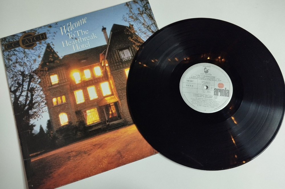 Винтажная виниловая пластинка LP C.C. Catch Welcome To The Heartbreak Hotel (Испания 1986)