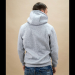 Толстовка ХУДИ ФУТЕР МЕЛАНЖ с капюшоном Х/Б 330 гр., 44 (XS) мод.304