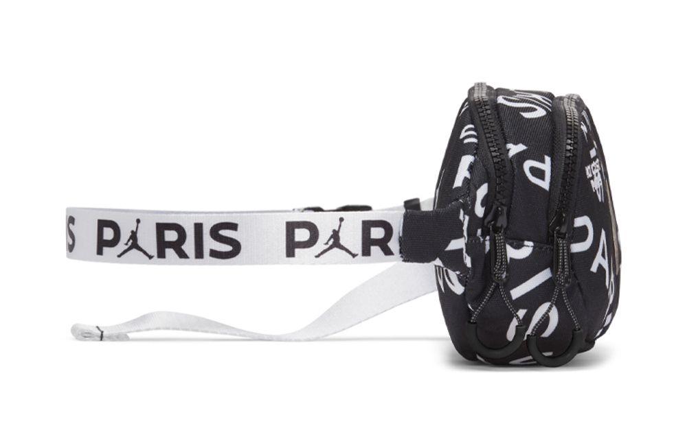 Jordan Polyester Crossbody Bag, Fanny Pack Regular Unisex Black