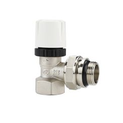 Клапан термостатический Varmega 3/4" угловой с самоуплотняющимся полусгоном 38769