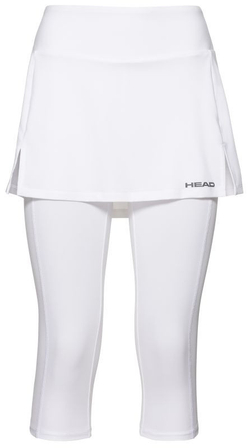 Теннисная юбка Head Club 3/4 Tights Skort - белый