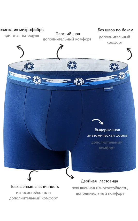 Мужские трусы BB33 Темно-Синий