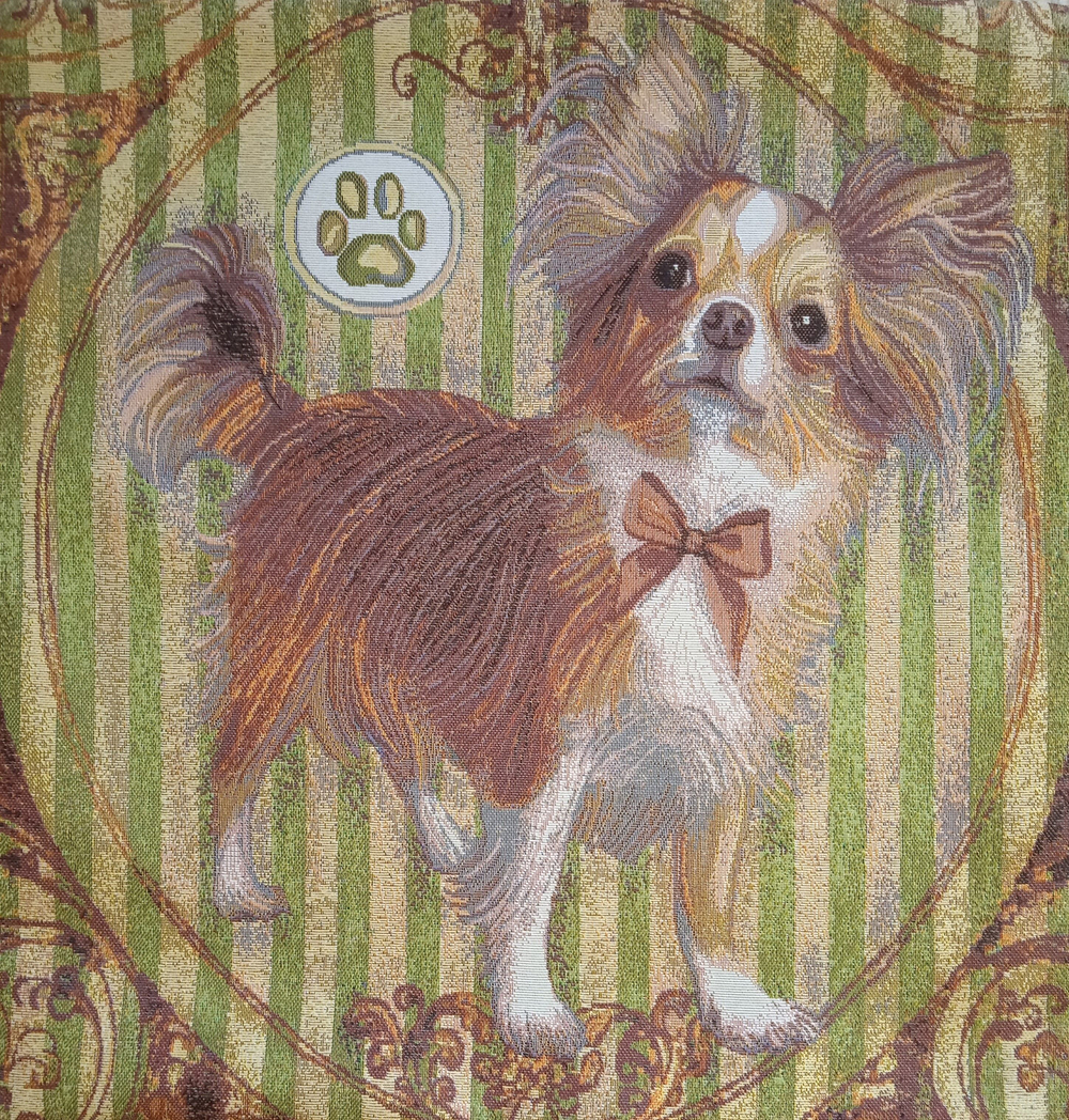Декоративный гобеленовый чехол Чихуахуа 47х47