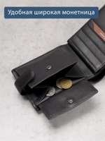 B250010R Castanho - Портмоне c RFID защитой MP