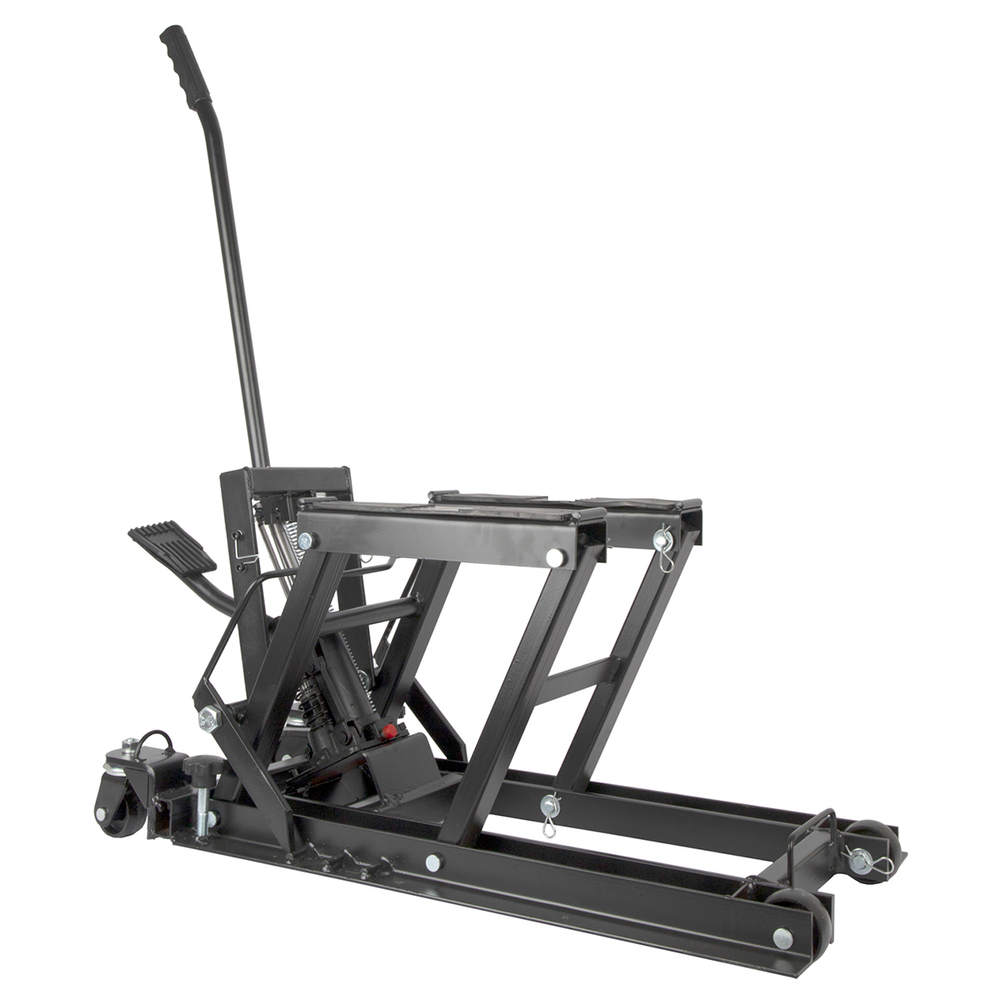 WDK-86101 Мотодомкрат подкатной гидравлический, г/п 700 кг, высота подъема 430 мм