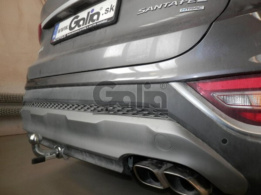 Фаркоп оцинкованный Galia H091A для Hyundai Santa Fe 2012-2018, Kia Sorento 2012-2015, 2015-(паспорт и сертификат в комплекте)(без электрики)