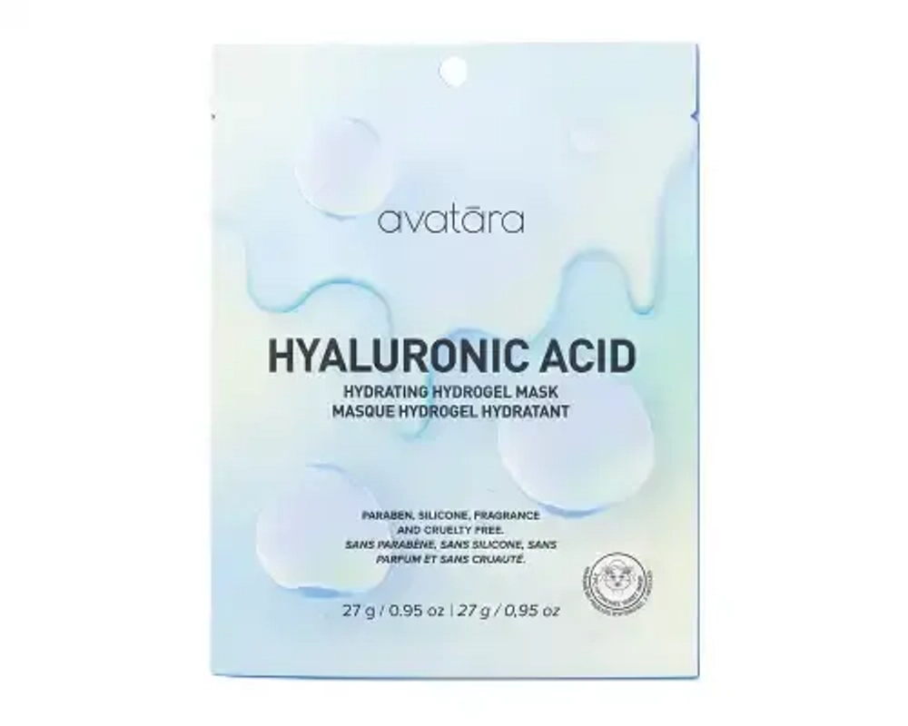 AVATARA Hyaluronic Acid Hydrogel Mask Увлажняющая гидрогелевая маска