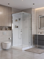 Душевая кабина BelBagno UNO-CAB-A-1 90x90 стекло прозрачное/профиль хром