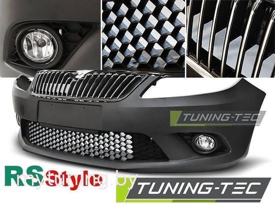 Передний бампер RS STYLE на Skoda Fabia II