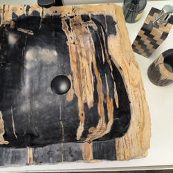 Раковина из окаменелого дерева Fossil Basin OD-02736 51*47*15 см