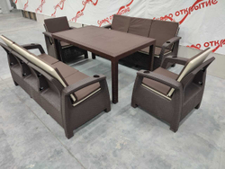 Обеденный комплект под ротанг YALTA FAMILY MAXI SET