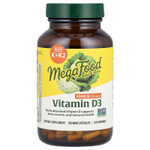 MegaFood, витамины D3 и K2, 120 миникапсул