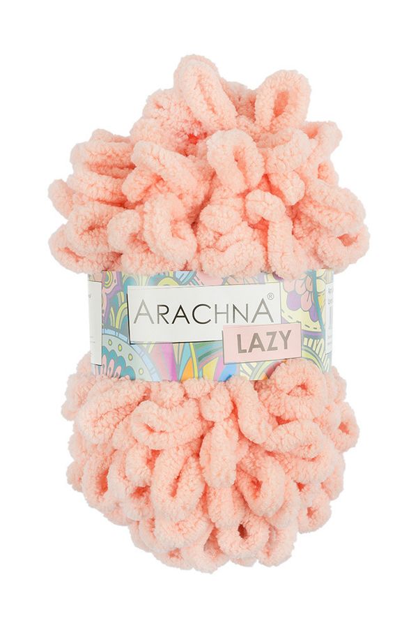 Пряжа Arachna Lazy / уп.5 мот. по 100г, 8.5м, 06 св.коралловый