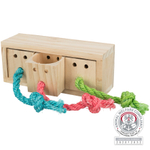 Игрушка для лакомств "Куб", дерево, 16 × 6 × 7 см, Trixie