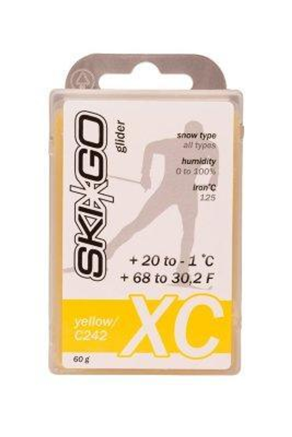 Парафин SKIGO XC, (+20-1 C), Yellow 60 g	арт. 63705