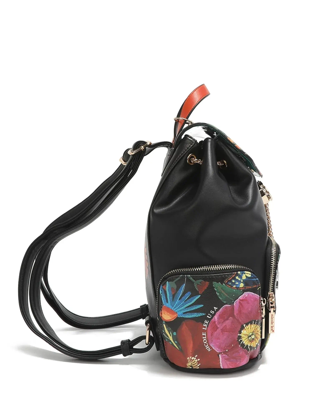 Рюкзак NICKOLE LEE 16766 BUTTER FLOWER BLACK