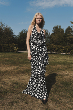 Платье макси из шифона