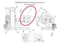 Двигатель 4АМ250 S4У2(N=75кВт;п=1500об/мин)