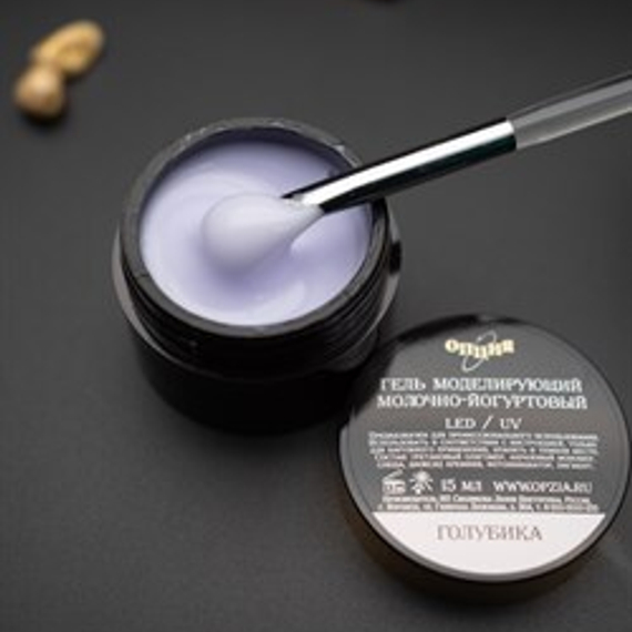 ГЕЛЬ МОДЕЛИРУЮЩИЙ МОЛОЧНО-ЙОГУРТОВЫЙ ГОЛУБИКА 15 мл