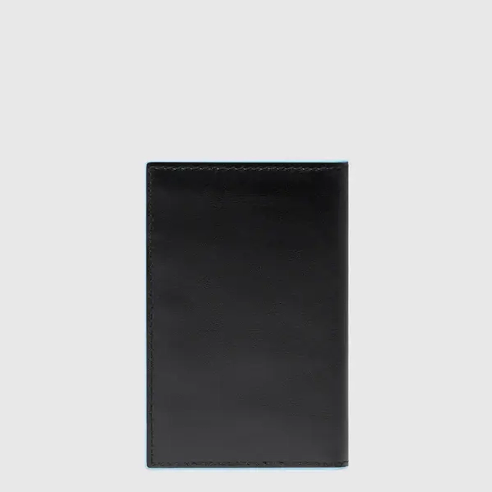 Складной чехол для кредитных карт Piquadro Blue Square/Nero