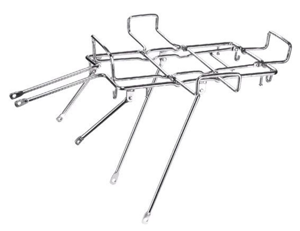 Багажник усиленный стальной, с дополнительными дугами, на велосипед 26&quot;