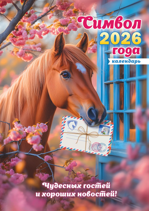 Календарь ригельный (РБ, в упаковке) Символ года. Хороших новостей (коллаж)