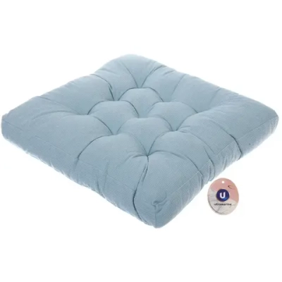 Сидушка на стул «SMART» 40*40*5 см, цвет голубой