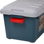 Ящик многофункц. особопрочный СЛЕДОПЫТ Expedition Box, 40 л, 600х360х320 мм, цв. зеленый/серый/3/