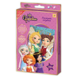 Алмазная мозаика 10*15 см Царевны (Василиса и Даша), цв. коробка в кор.40шт (Мультиарт)