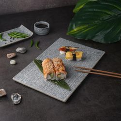 Блюдо прямоугольное 33*21 см h1,3 см Stone Untouched Taiga P.L. Proff Cuisine [1]