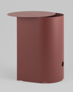 Журнальный столик Floire металл бордовый