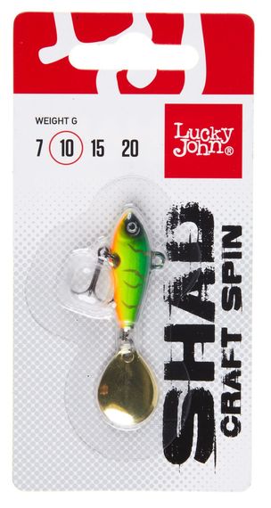 Тейл-спиннер Lucky John SHAD CRAFT SPIN 10.0г  003 в блистере